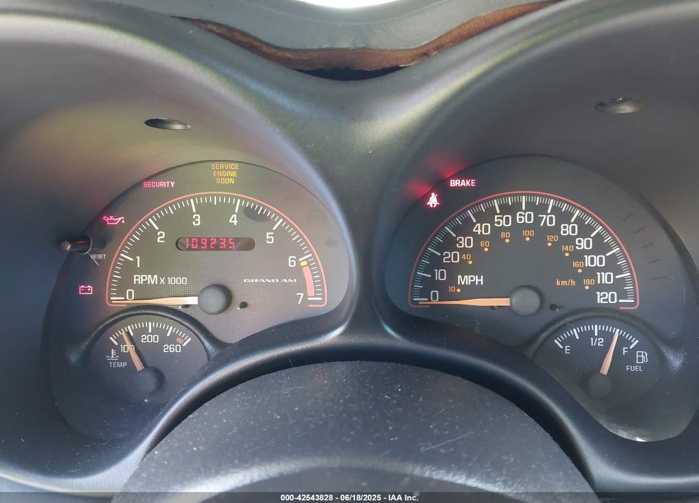 2002 PONTIAC GRAND AM SE VIN: 1G2NE52F42C316335