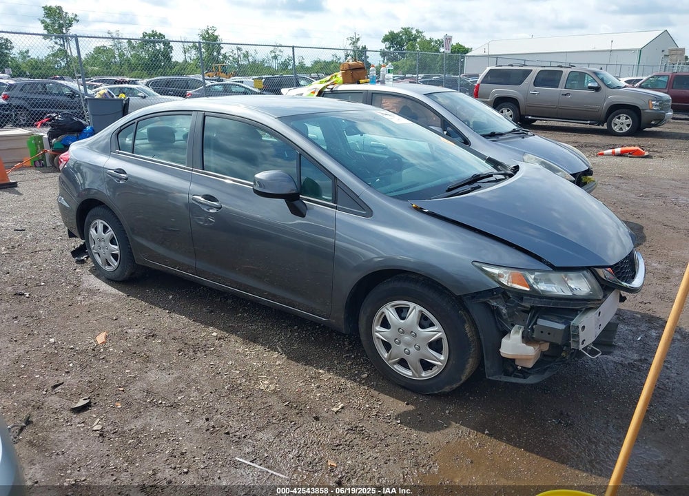 2013 HONDA CIVIC LX VIN: 19XFB2F5XDE056074