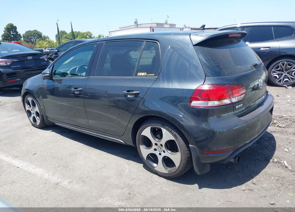 2012 VOLKSWAGEN GTI VIN: WVWGD7AJ3CW103062