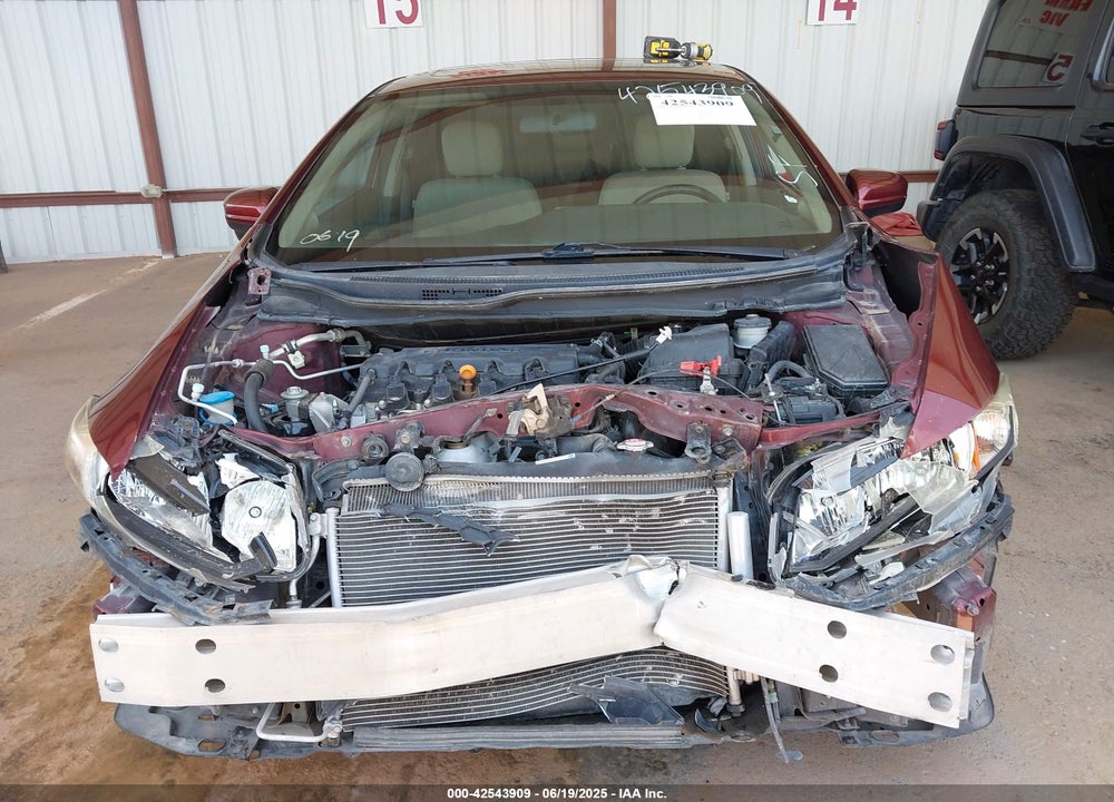 2014 HONDA CIVIC VIN: 19XFB2F87EE077833