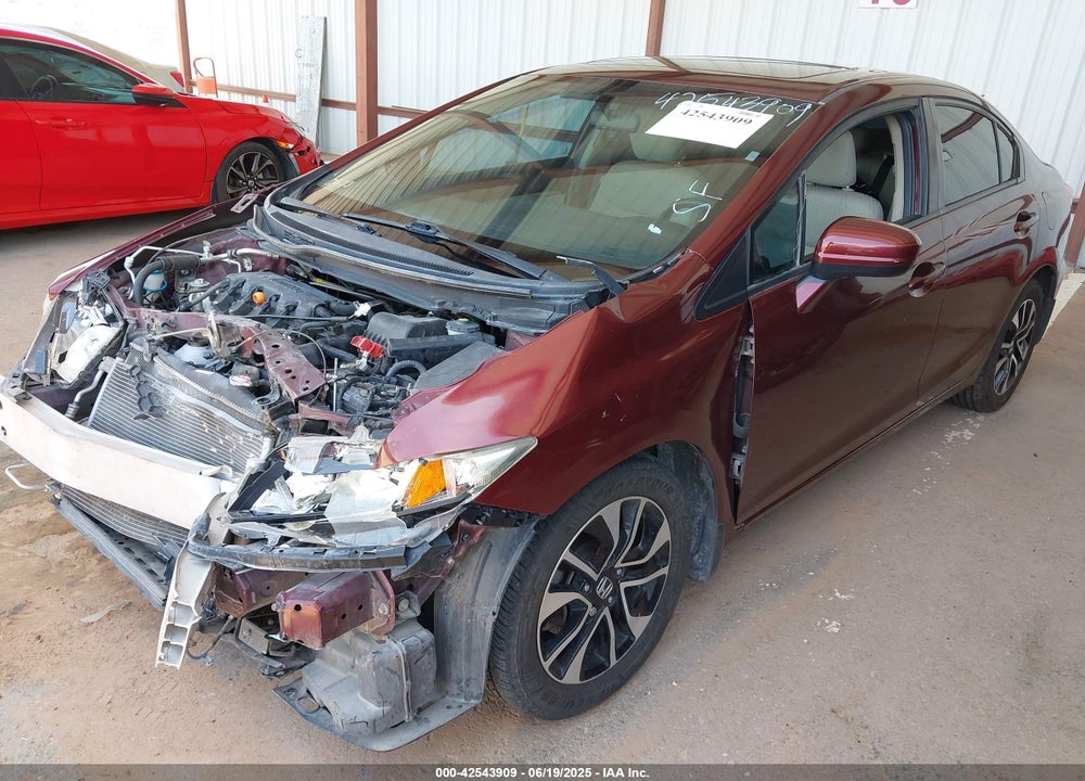 2014 HONDA CIVIC VIN: 19XFB2F87EE077833