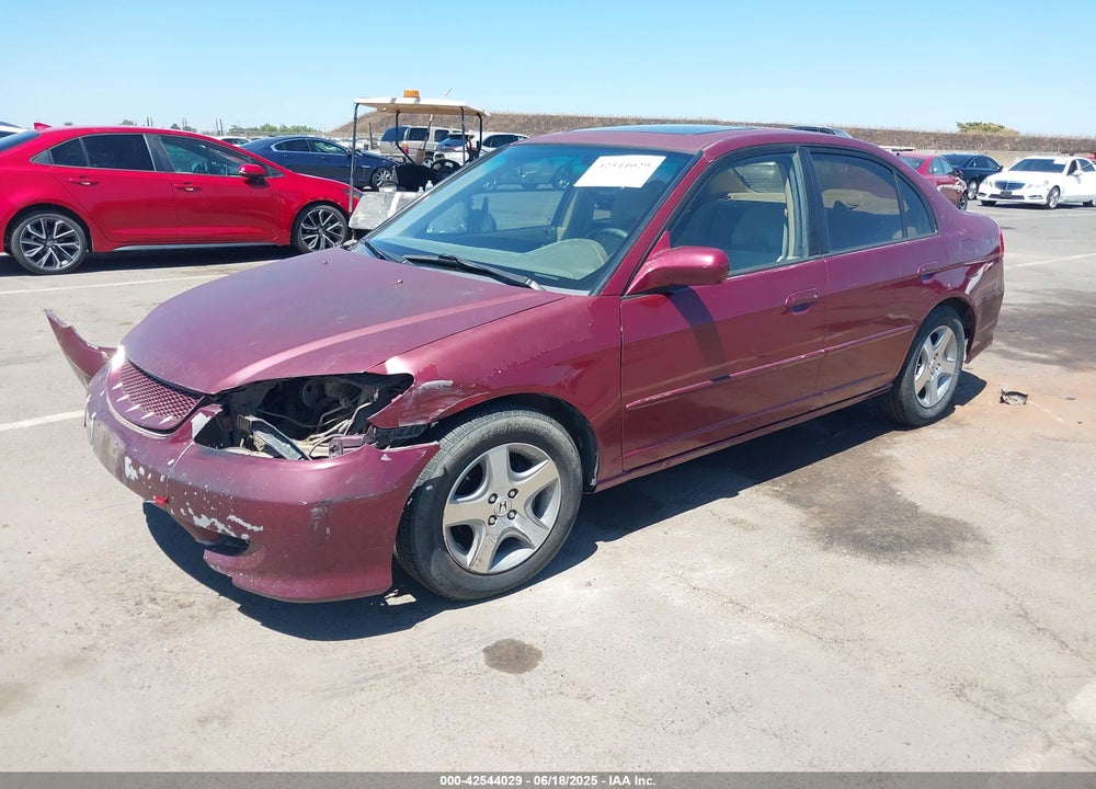 2004 HONDA CIVIC EX VIN: 2HGES25744H543579