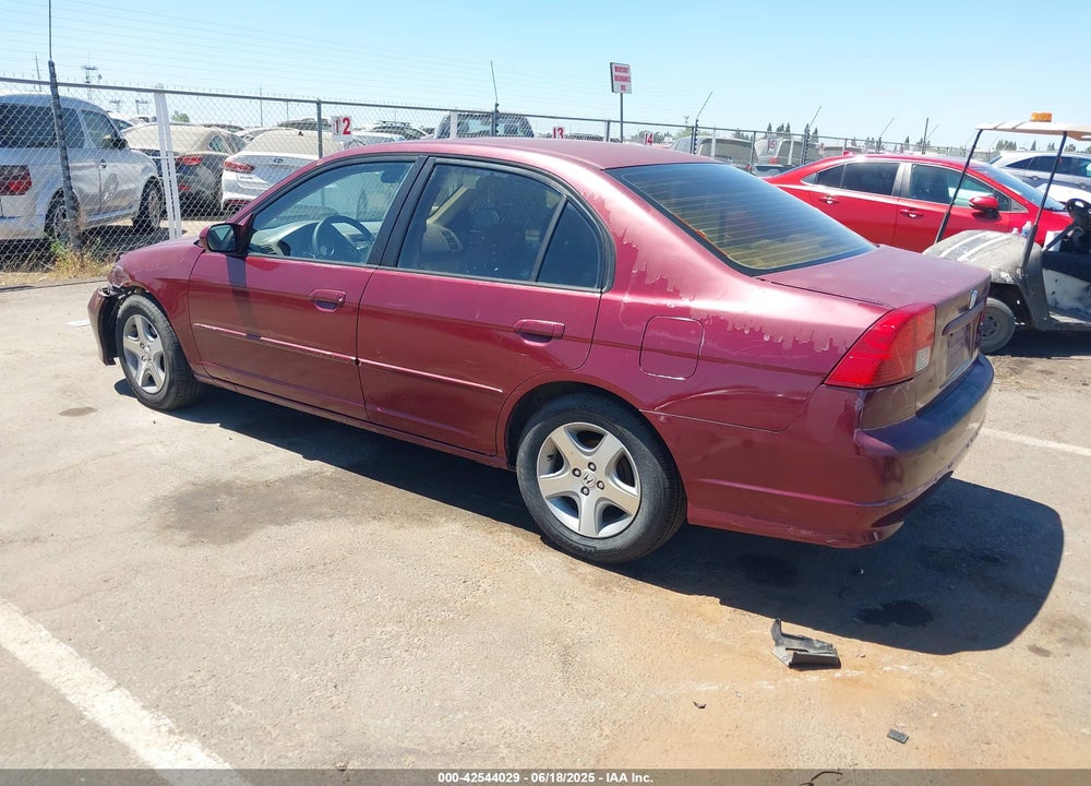2004 HONDA CIVIC EX VIN: 2HGES25744H543579