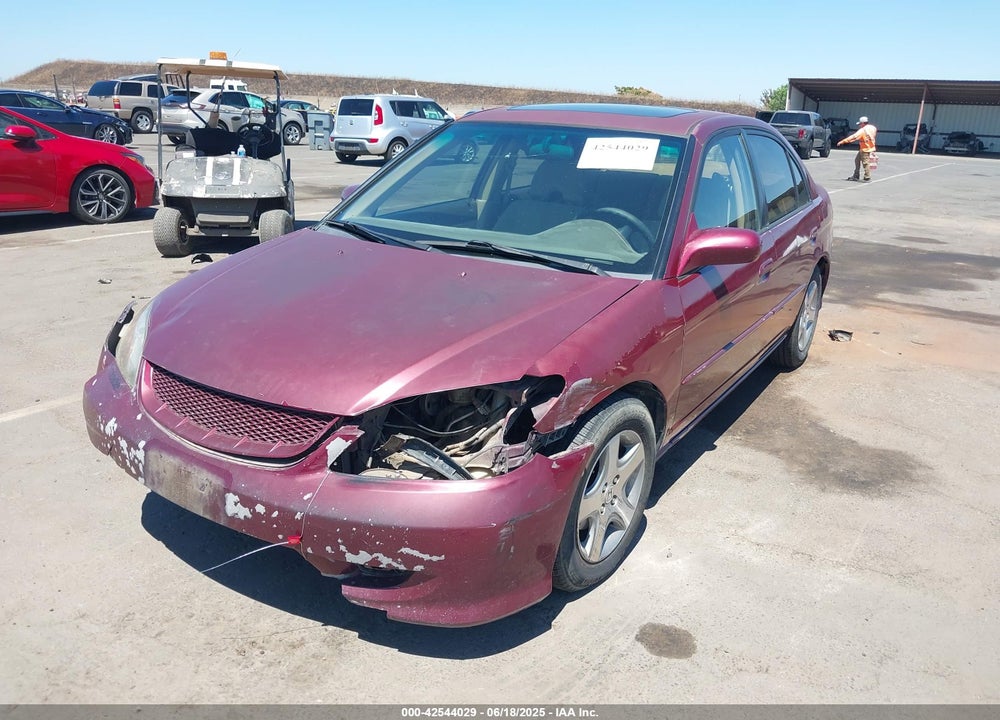 2004 HONDA CIVIC EX VIN: 2HGES25744H543579