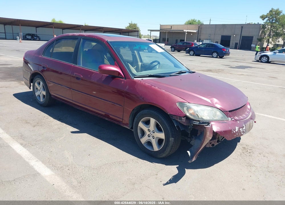 2004 HONDA CIVIC EX VIN: 2HGES25744H543579