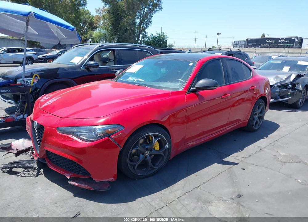 2020 ALFA ROMEO GIULIA TI SPORT RWD VIN: ZARFAMBN1L7631770