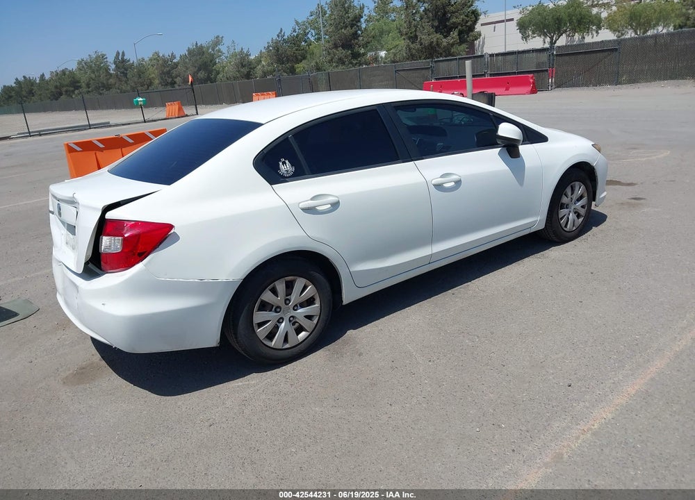 2012 HONDA CIVIC VIN: 19XFB2F50CE350548