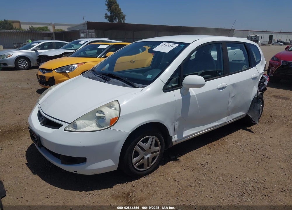 2007 HONDA FIT VIN: JHMGD384X7S044418