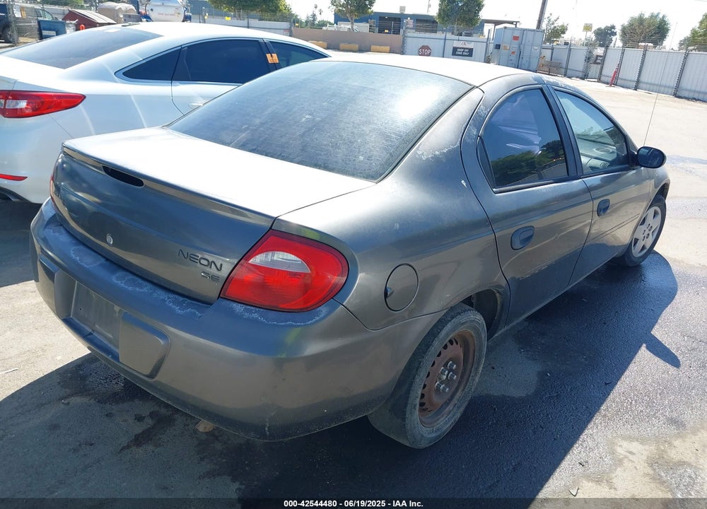 2003 DODGE NEON SE VIN: 1B3ES26C33D169506