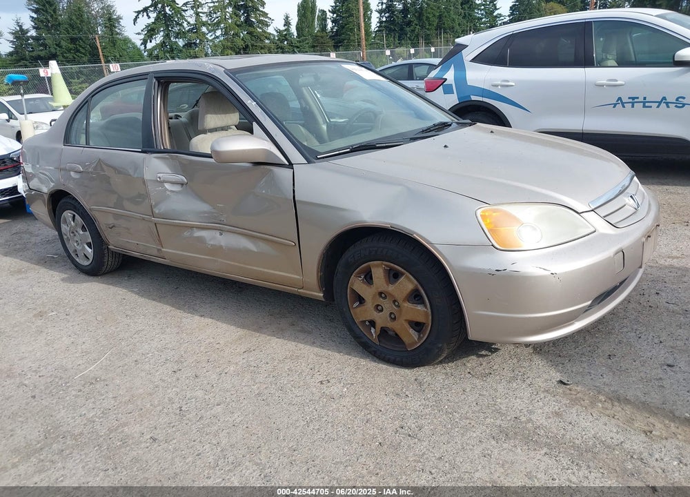 2001 HONDA CIVIC EX VIN: JHMES26701S003159