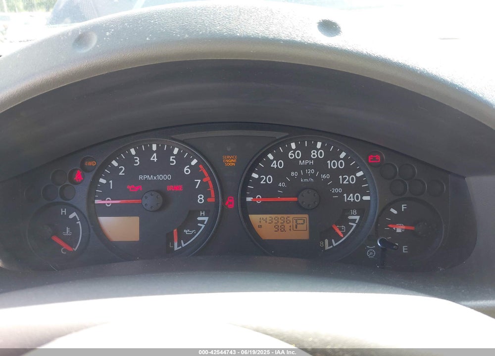 2005 NISSAN FRONTIER SE VIN: 1N6AD07W75C404595