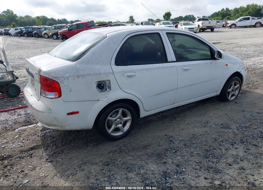 2004 CHEVROLET AVEO LS VIN: KL1TJ52674B271955