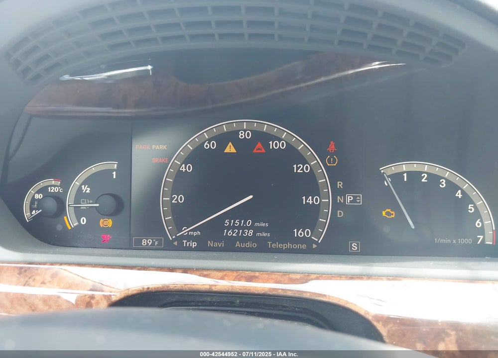2009 MERCEDES-BENZ S CLASS VIN: WDDNG86X99A255991