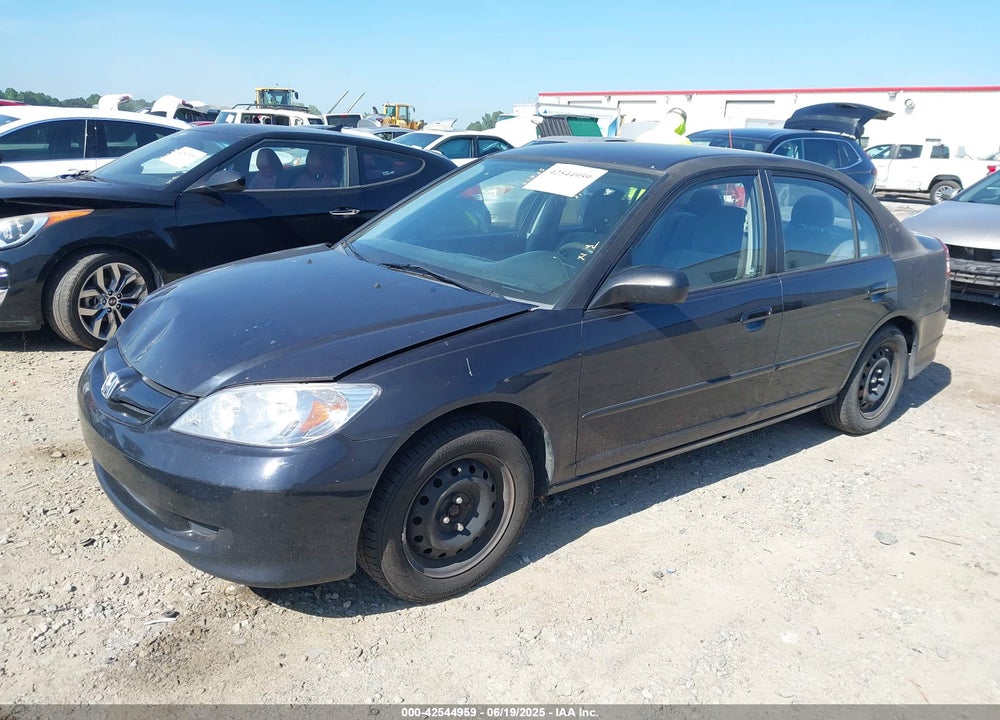 2004 HONDA CIVIC LX VIN: 2HGES15584H547630