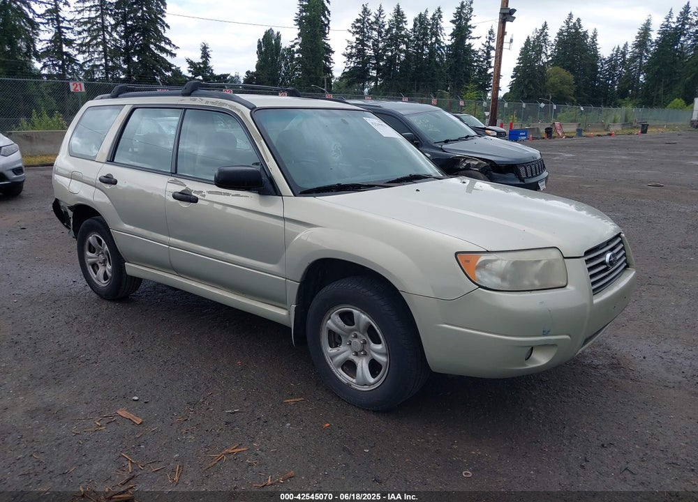 2006 SUBARU FORESTER 2.5X VIN: JF1SG63606H754636
