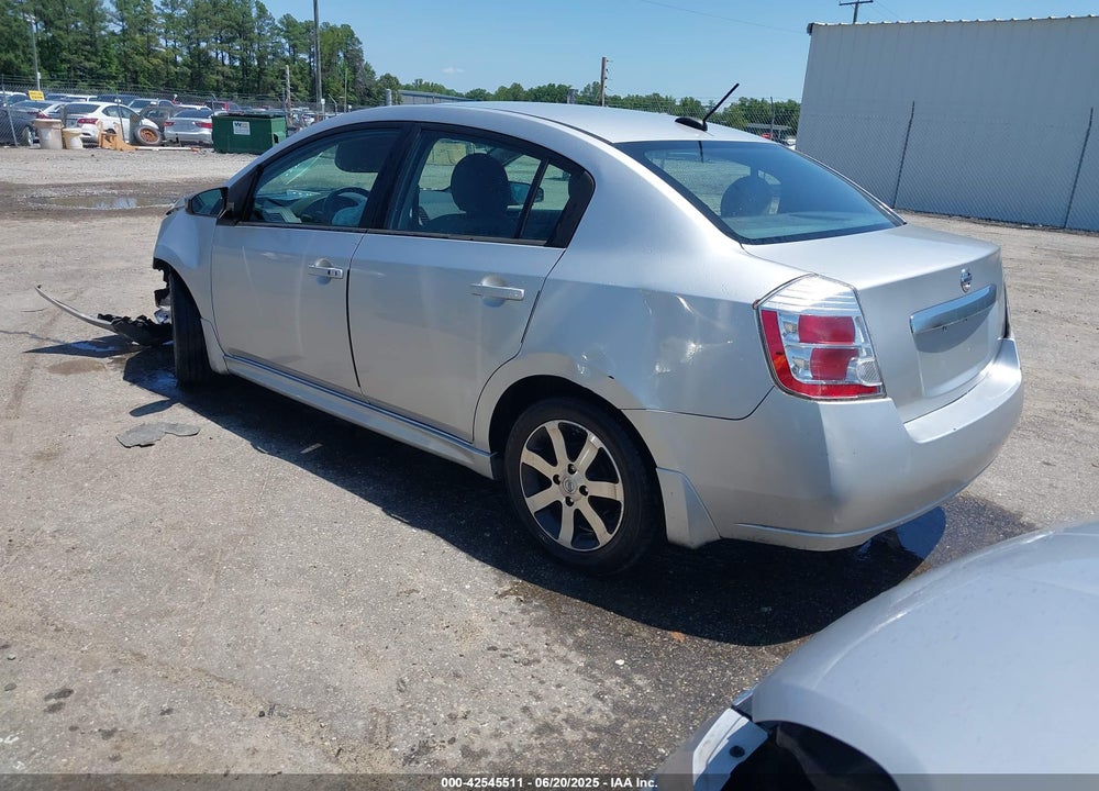 2012 NISSAN SENTRA VIN: 3N1AB6AP5CL609799