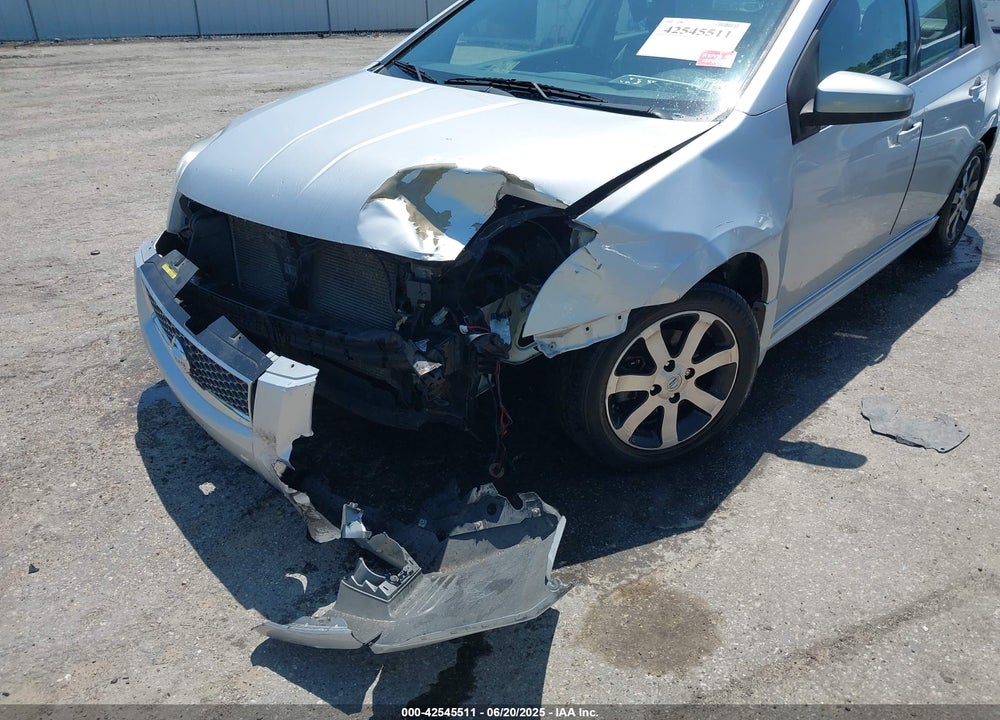 2012 NISSAN SENTRA VIN: 3N1AB6AP5CL609799