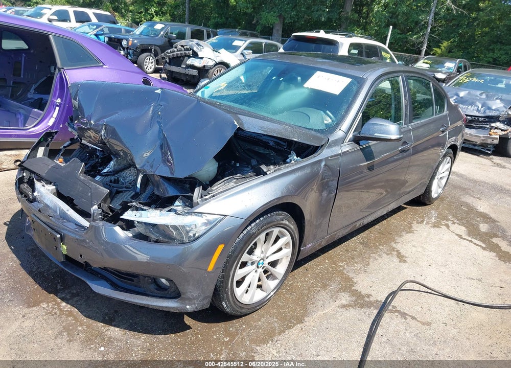 2016 BMW 3 SERIES VIN: WBA8A3C52GK689284
