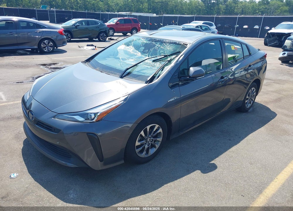2019 TOYOTA PRIUS VIN: JTDKARFU2K3077667