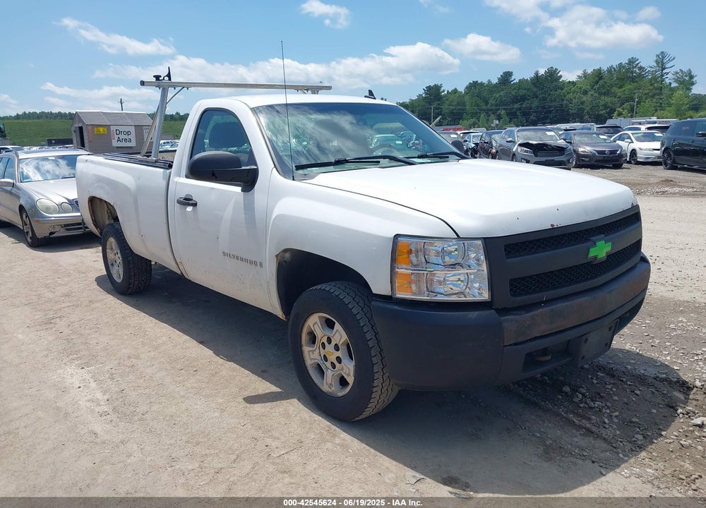 2007 CHEVROLET SILVERADO 1500 WORK TRUCK VIN: 1GCEK14C67E553078
