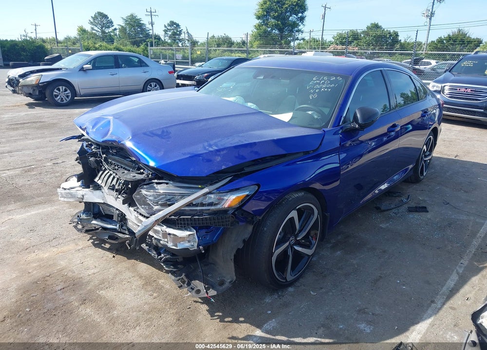 2022 HONDA ACCORD VIN: 1HGCV2F32NA008261