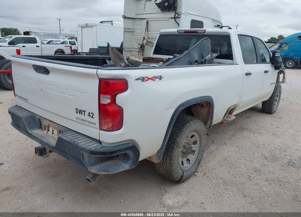 2022 CHEVROLET SILVERADO 2500HD 4WD  LONG BED CUSTOM VIN: 1GC4YME77NF294914