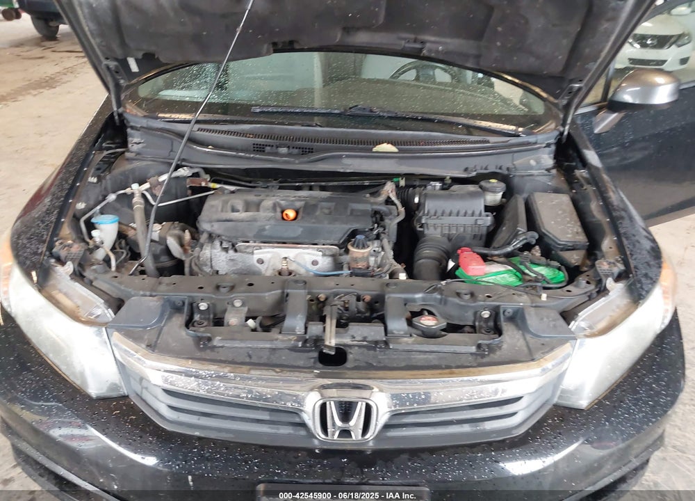 2012 HONDA CIVIC VIN: 2HGFB2F83CH524886