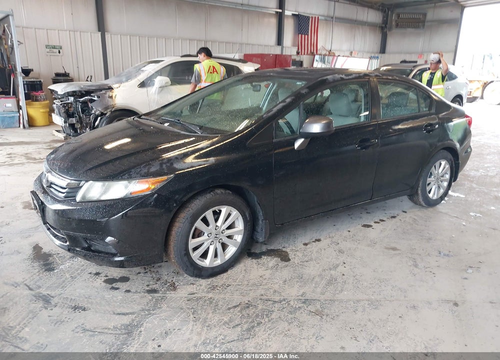 2012 HONDA CIVIC VIN: 2HGFB2F83CH524886