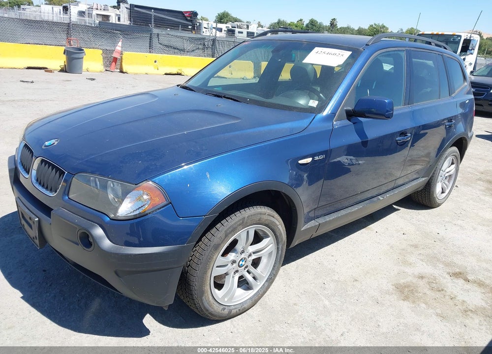 2005 BMW X3 3.0I VIN: WBXPA93425WD01748