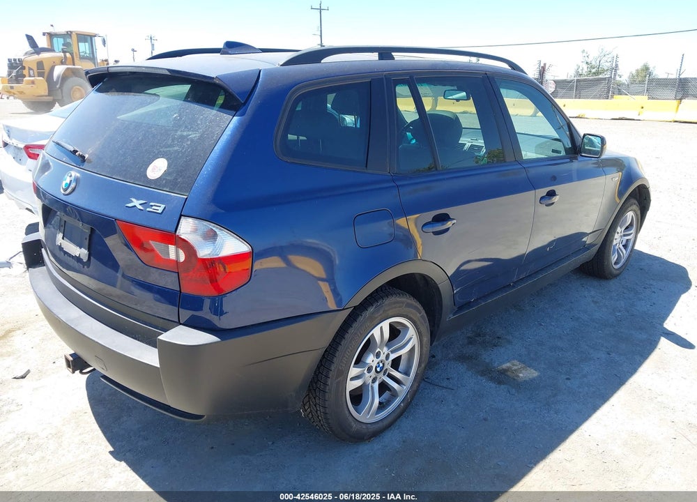 2005 BMW X3 3.0I VIN: WBXPA93425WD01748