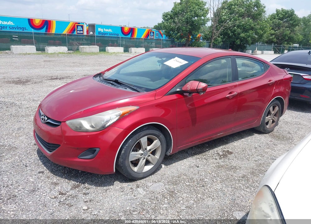 2013 HYUNDAI ELANTRA GLS VIN: KMHDH4AE5DU770152