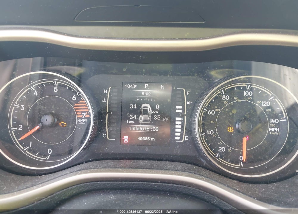 2016 JEEP CHEROKEE VIN: 1C4PJMCB7GW156639
