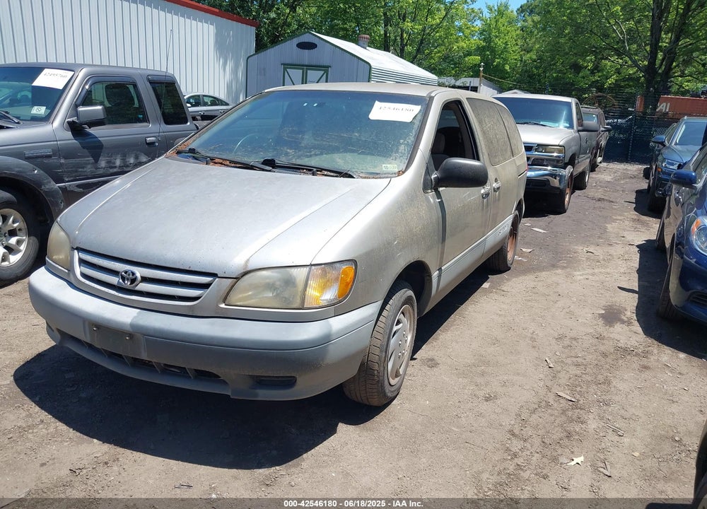 2001 TOYOTA SIENNA CE VIN: 4T3ZF19C71U336024