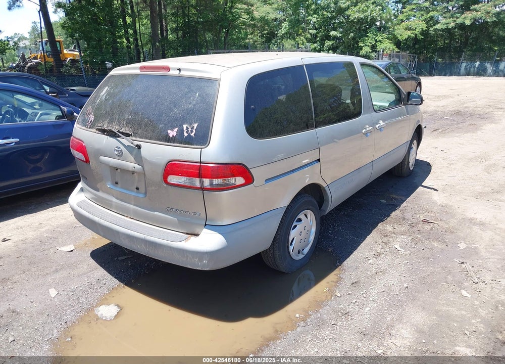 2001 TOYOTA SIENNA CE VIN: 4T3ZF19C71U336024