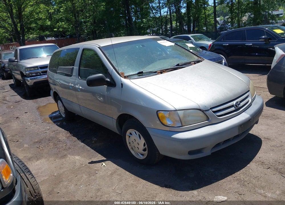 2001 TOYOTA SIENNA CE VIN: 4T3ZF19C71U336024