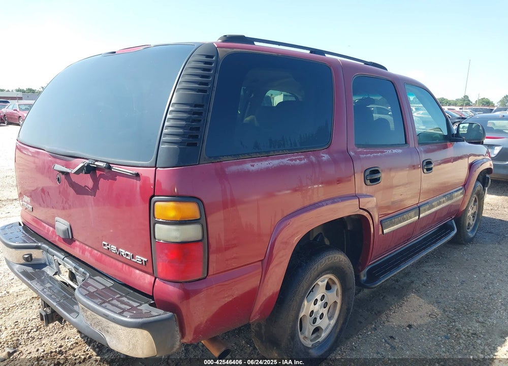 2004 CHEVROLET TAHOE LS VIN: 1GNEC13Z44J287248