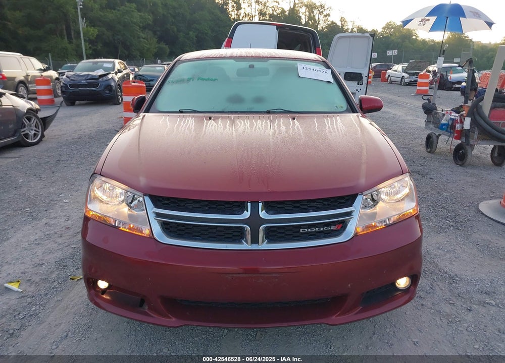 2012 DODGE AVENGER VIN: 1C3CDZBG5CN137706