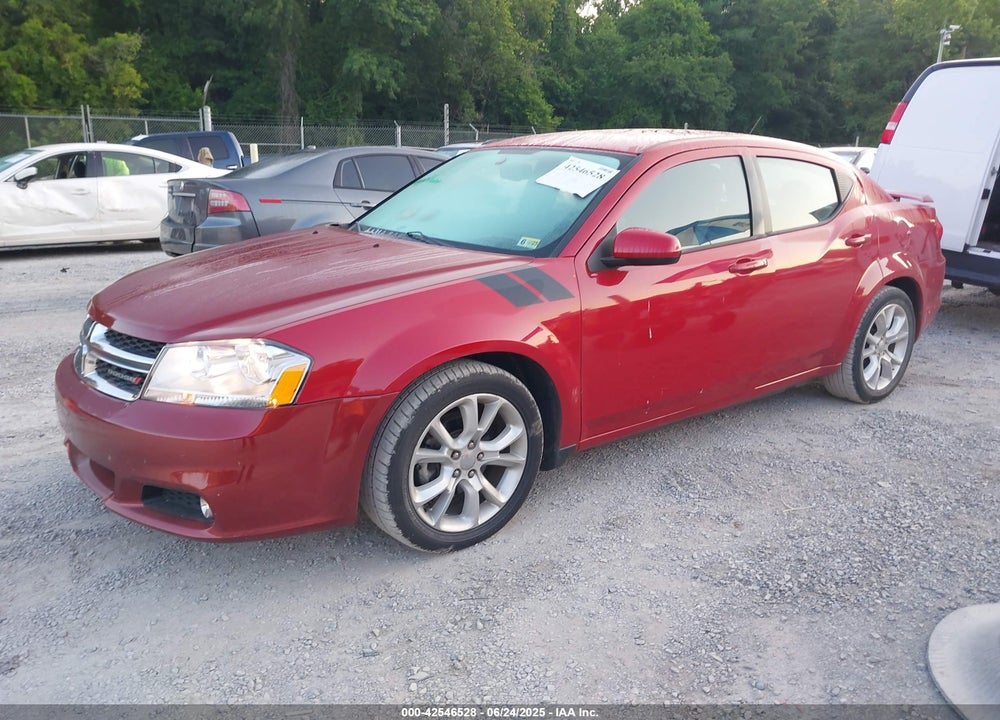 2012 DODGE AVENGER VIN: 1C3CDZBG5CN137706