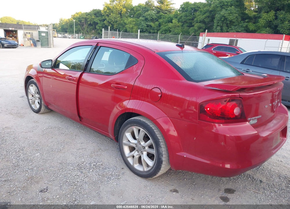 2012 DODGE AVENGER VIN: 1C3CDZBG5CN137706