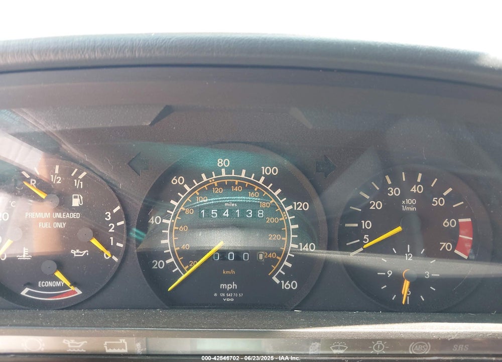 1988 MERCEDES-BENZ 420 SEL VIN: WDBCA35D5JA411721