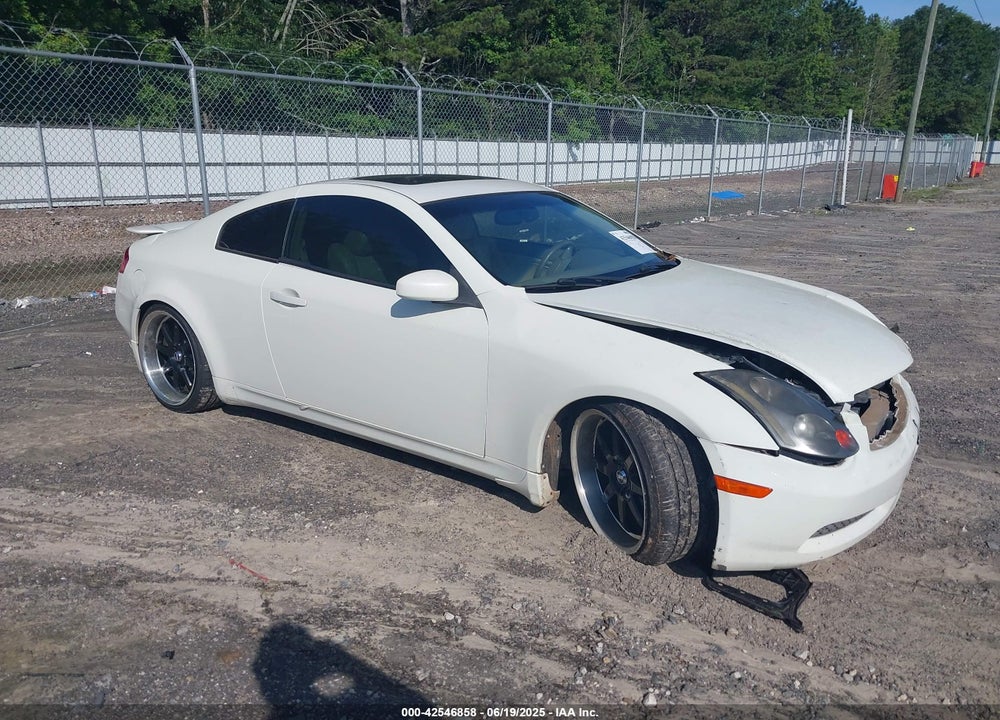 2004 INFINITI G35 VIN: JNKCV54E24M303232