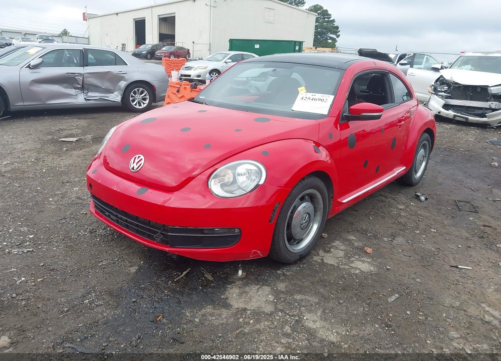 2012 VOLKSWAGEN BEETLE VIN: 3VWJX7AT4CM656279
