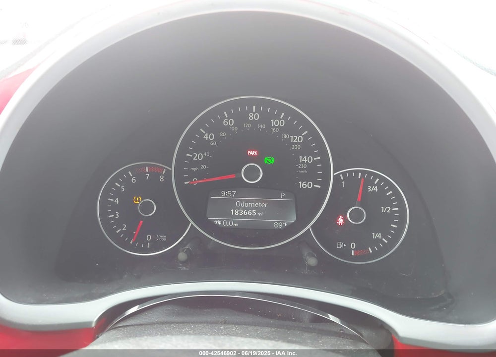 2012 VOLKSWAGEN BEETLE VIN: 3VWJX7AT4CM656279