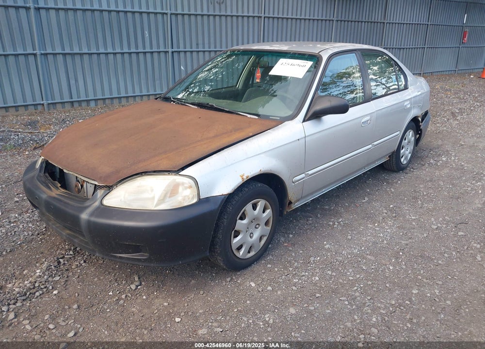 2000 HONDA CIVIC VALUE PACKAGE VIN: 2HGEJ6610YH552547