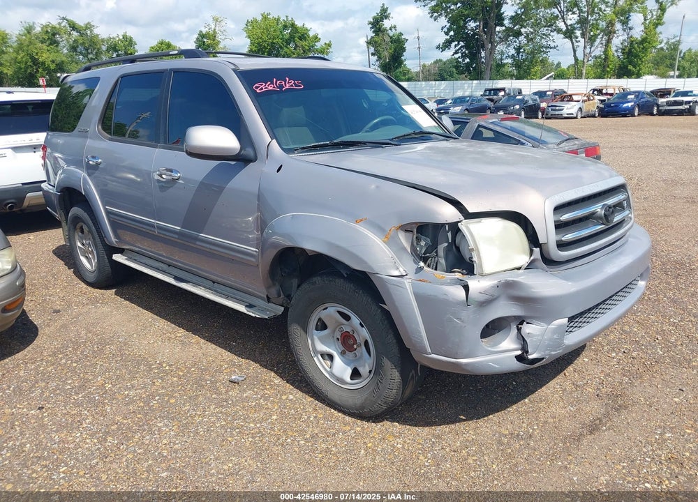 2002 TOYOTA SEQUOIA LIMITED V8 VIN: 5TDZT38A02S098962
