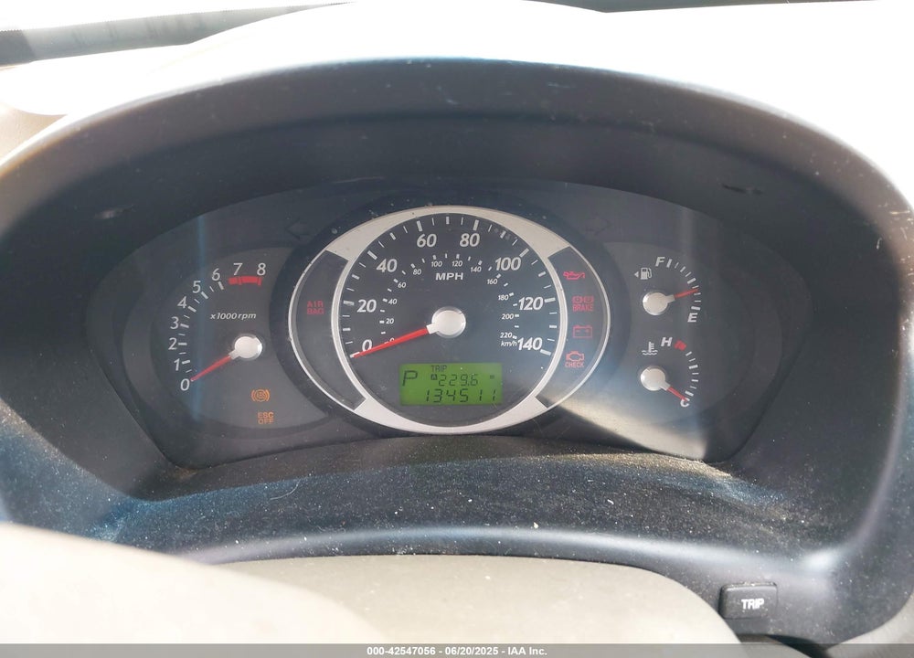 2008 HYUNDAI TUCSON VIN: KM8JN72D68U741588
