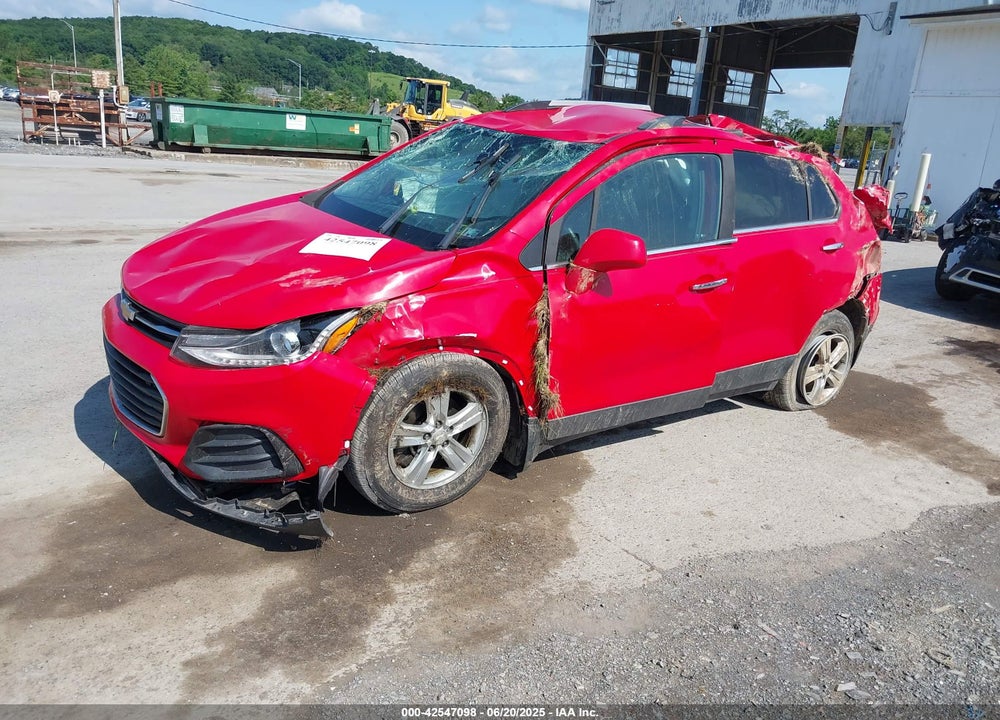 2017 CHEVROLET TRAX LT VIN: 3GNCJPSB7HL225278