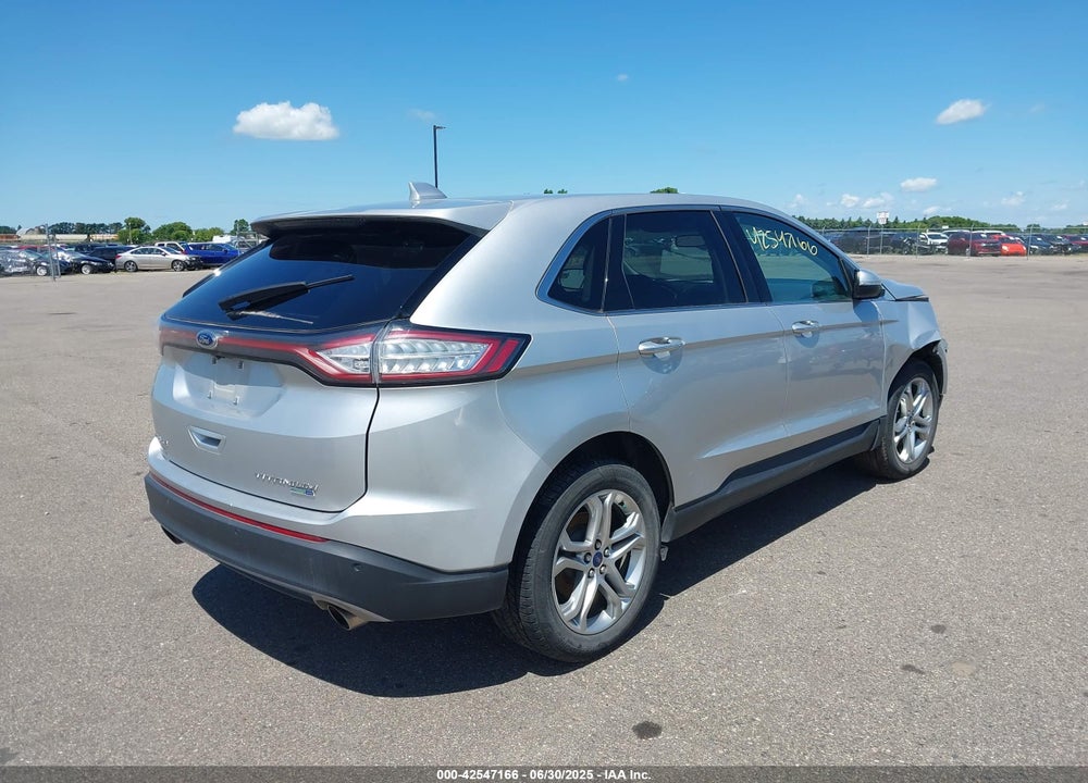2018 FORD EDGE TITANIUM VIN: 2FMPK4K99JBB75290