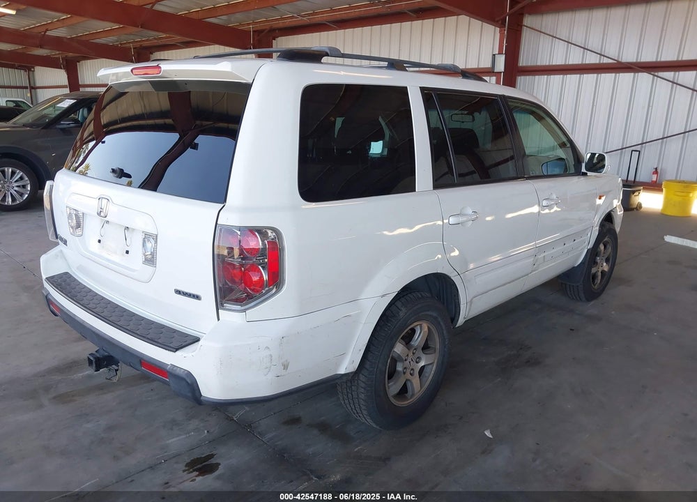 2007 HONDA PILOT EX VIN: 5FNYF18407B018489