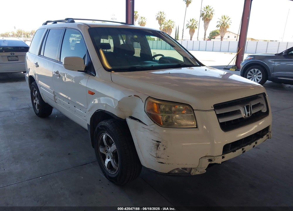 2007 HONDA PILOT EX VIN: 5FNYF18407B018489
